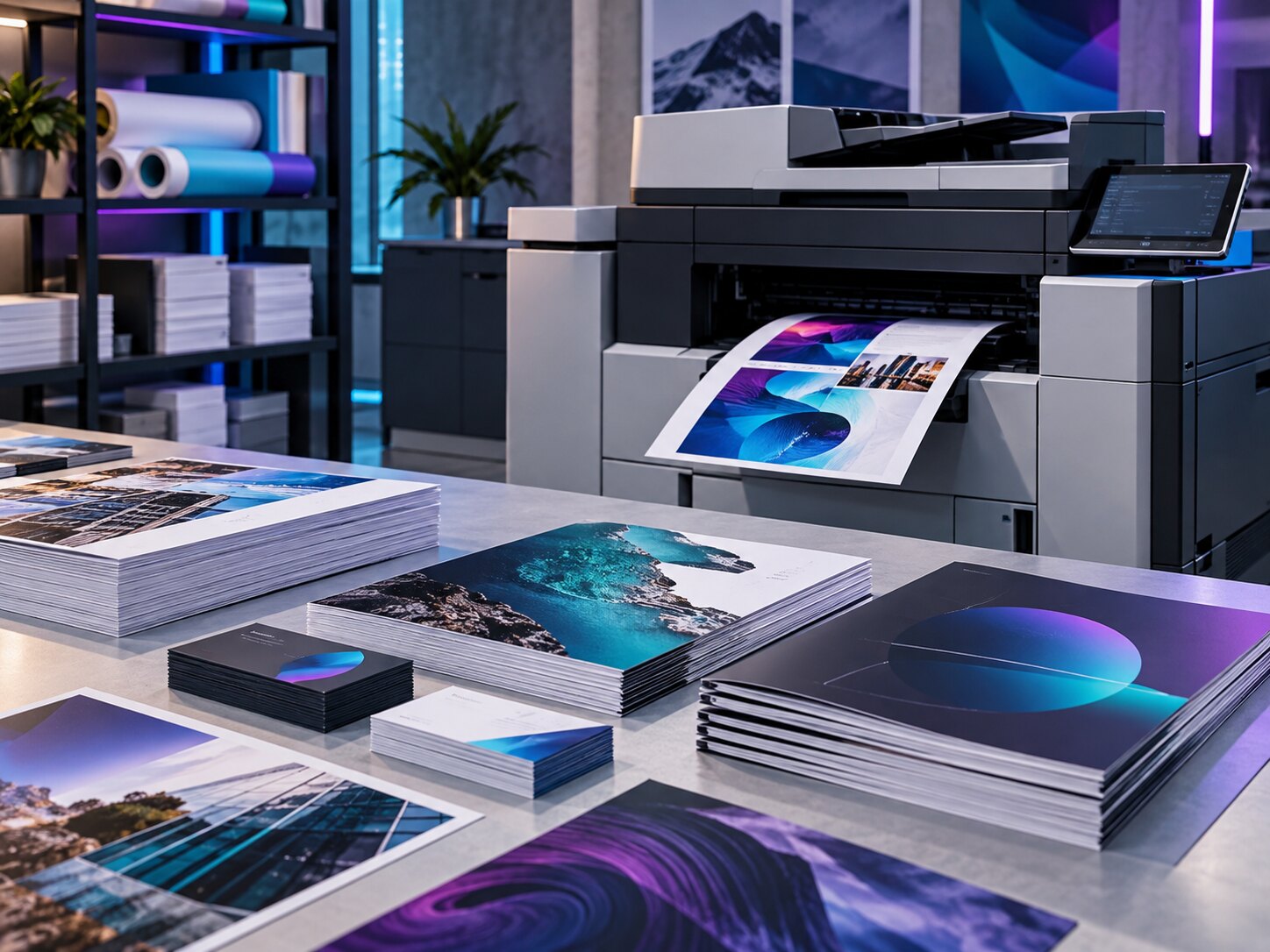 Impresión digital y materiales gráficos terminados